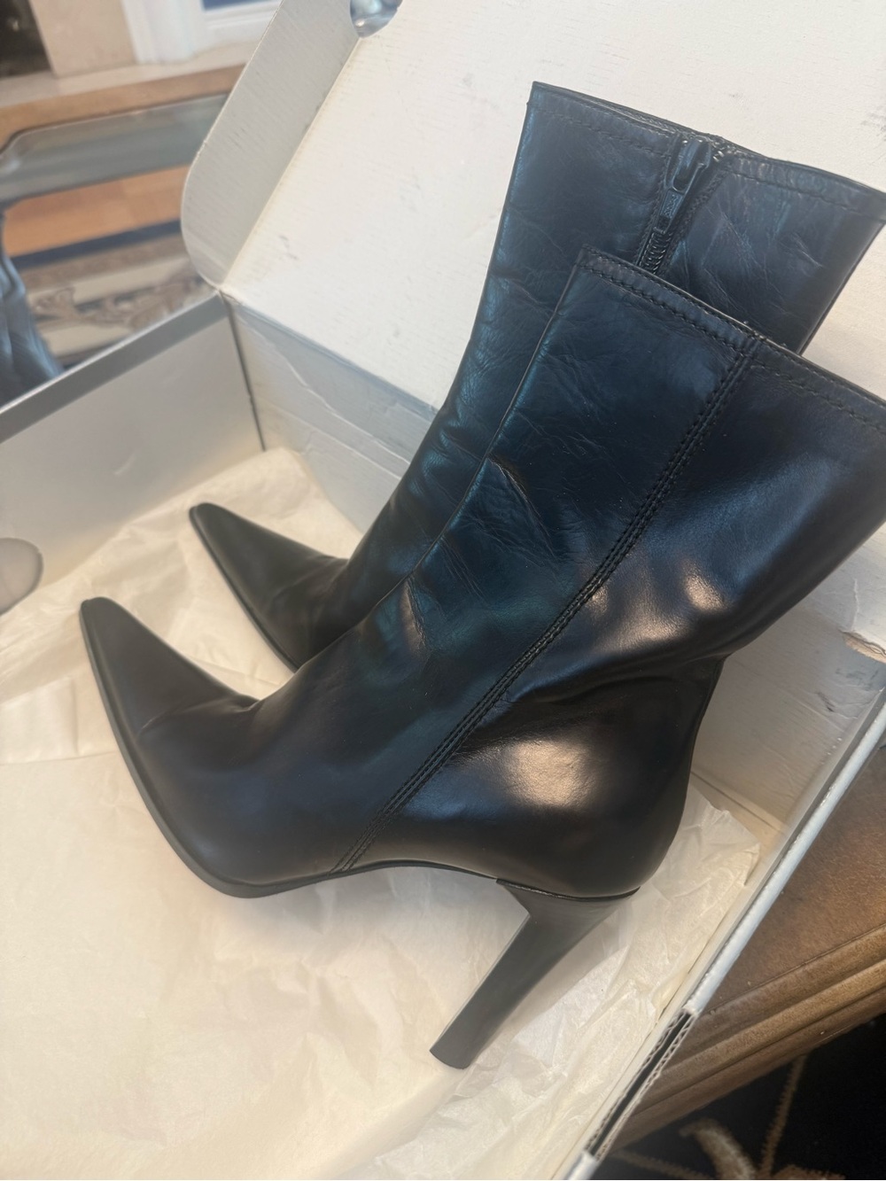 Aldo lamb leather Mid-Calf Boots fab look